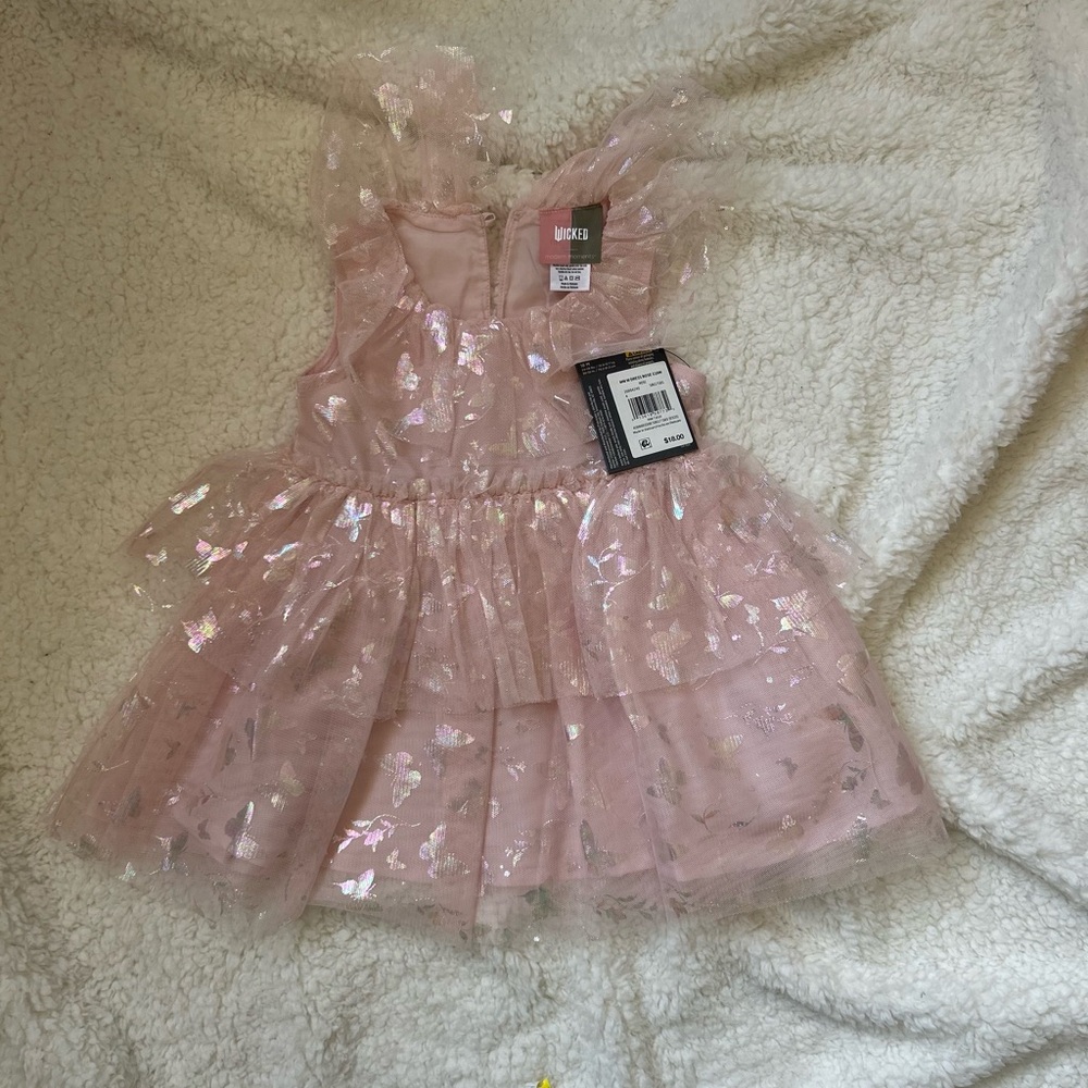 Pink Kids Formal Dress